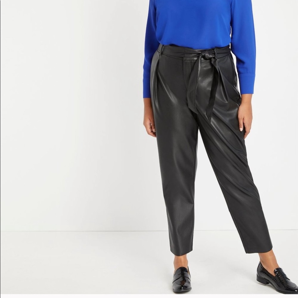 NWT Eloquii Faux Leather Pants